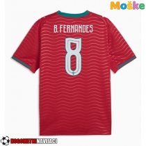 Moške Nogometnih dresov Portugalska Bruno Fernandes #8 Domači SP 2026 Kratki rokavi